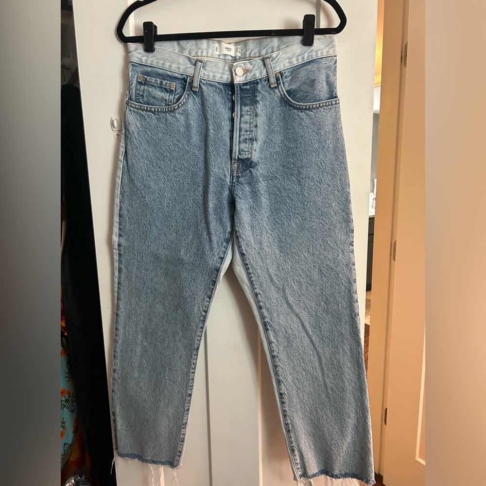 Mango “Cindy” Two-Tone Jeans - Picture 3 of 9